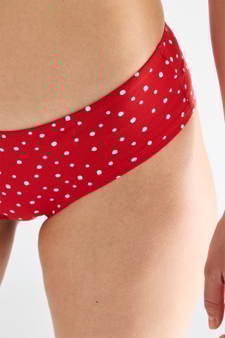 Parte de cima de biquíni - Vermelho e branco