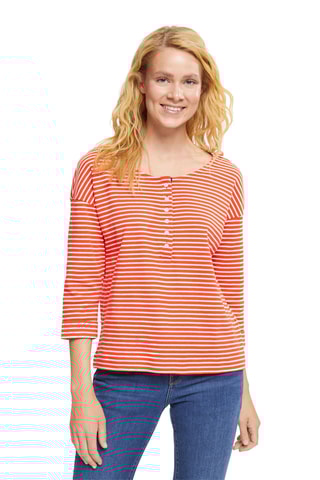 Top - Vermelho e branco