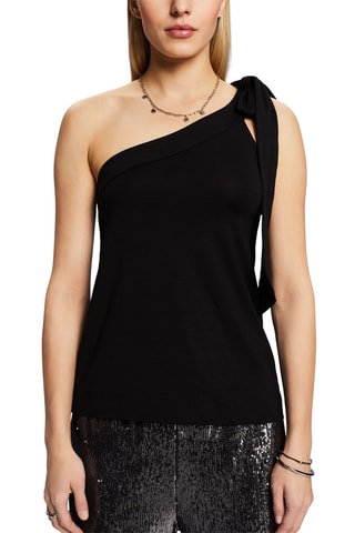 Top asymétrique - Noir