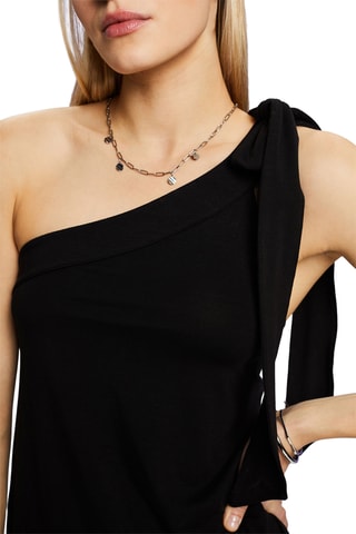 Top asymétrique - Noir