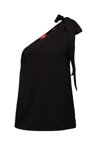 Top asymétrique - Noir
