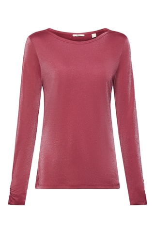 Top en velours Vieux rose