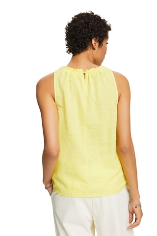Top en lin - Jaune
