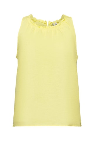 Top en lin - Jaune