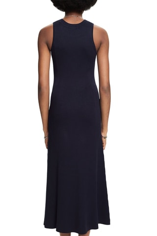 Vestido comprido - Azul-marinho