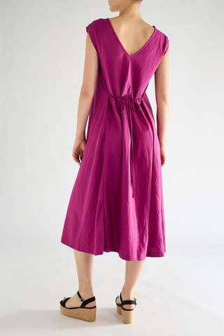 Vestido midi - Fúcsia