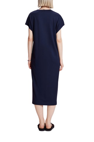 Robe midi - Bleu marine