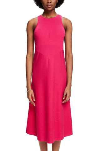 Vestido midi - Fúcsia