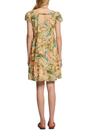 Vestido estilo patinadora - caqui