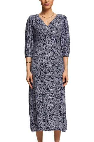 Vestido midi - Azul-marinho