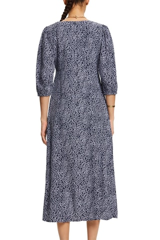 Vestido midi - Azul-marinho