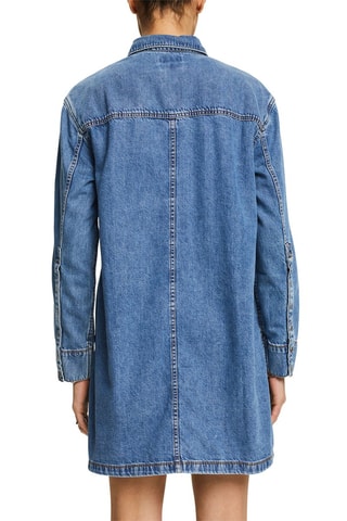 Robe chemise en jean - Bleu