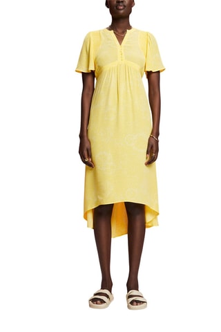 Vestido assimétrico - Amarelo