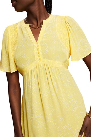 Vestido assimétrico - Amarelo