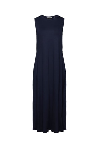 Vestido estilo patinadora - Azul-marinho