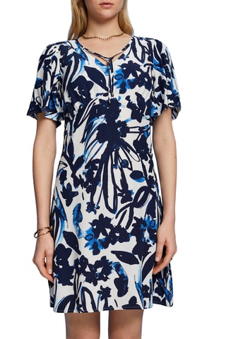 Robe droite - Bleu foncé