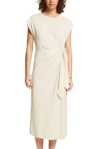 Vestido direito - Bege
