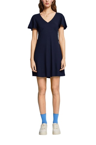Robe droite - Bleu marine