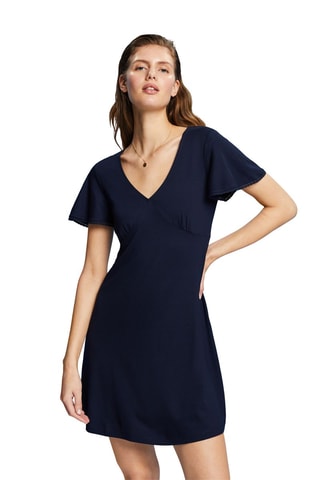 Robe droite - Bleu marine