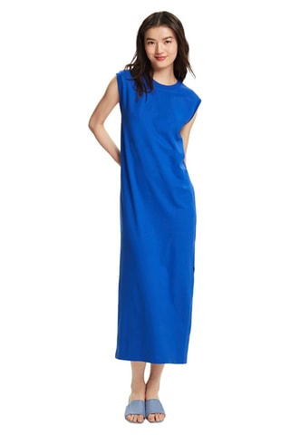 Vestido comprido - Azul-real