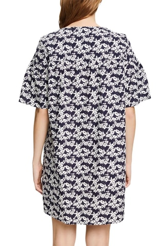 Vestido trapézio - Azul-marinho