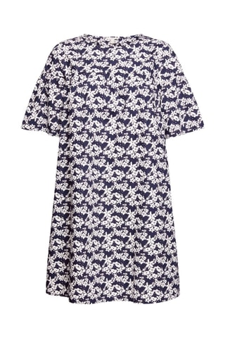 Vestido trapézio - Azul-marinho