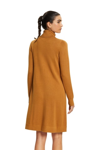 Vestido-camisola - Camel
