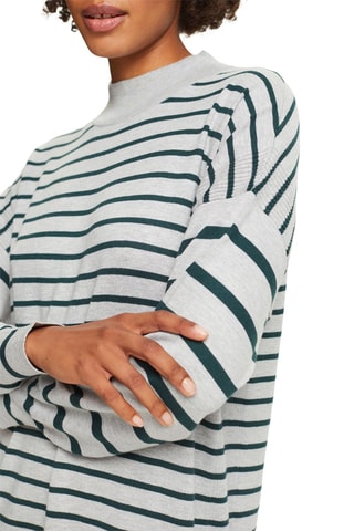 Vestido-camisola - Cinzento-claro mesclado