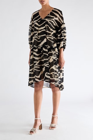 Vestido trapézio - Preto