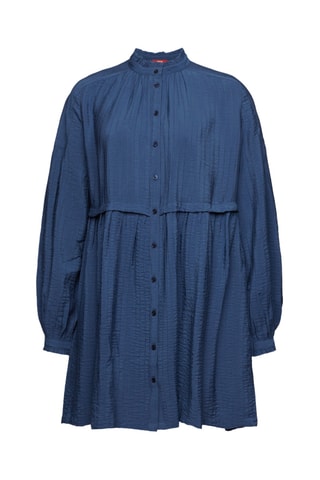 Vestido-camisa - Azul-marinho