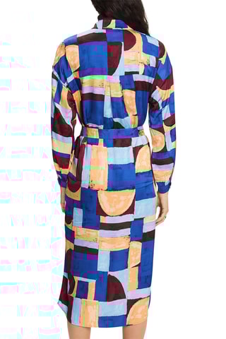 Robe midi - Bleu