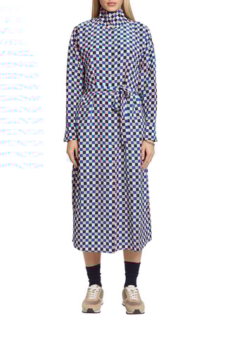 Vestido-camisa em seda - Rosa