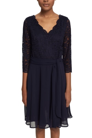 Robe droite - Bleu marine