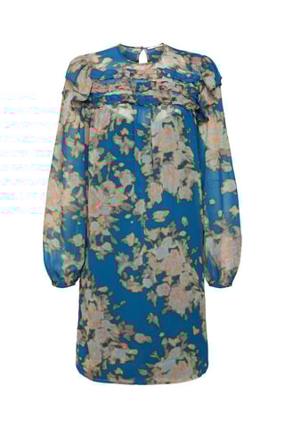 Vestido - Azul-petróleo