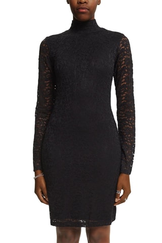 Robe fourreau en dentelle Noir