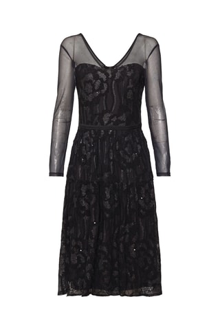 Vestido estilo patinadora - Preto