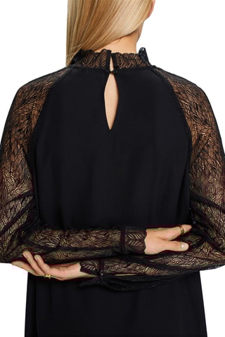 Vestido direito - Preto