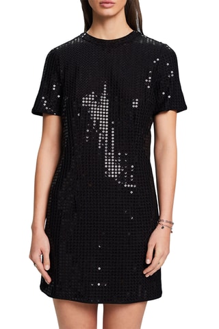 Vestido direito - Preto