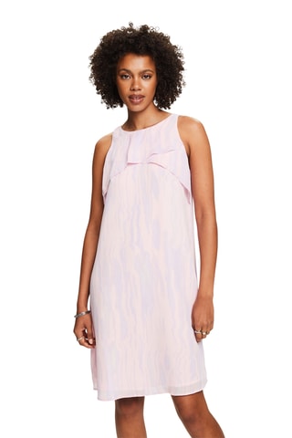 Vestido direito - Rosa-maquilhagem