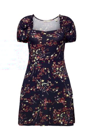Vestido direito - Azul-marinho