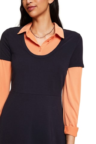 Robe patineuse - Bleu marine