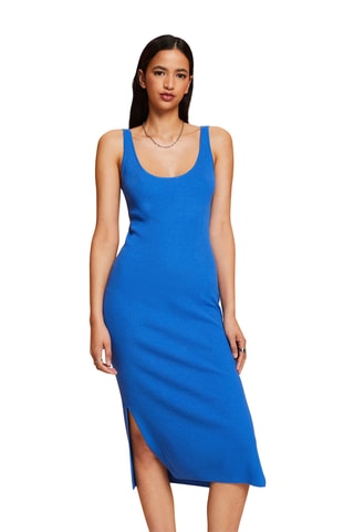 Robe fourreau - Bleu