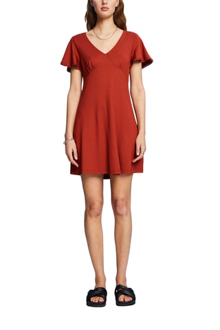 Vestido direito - Laranja