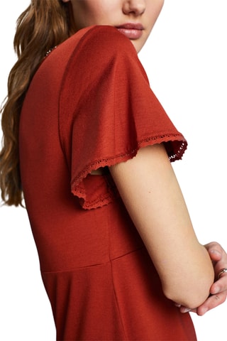 Vestido direito - Laranja