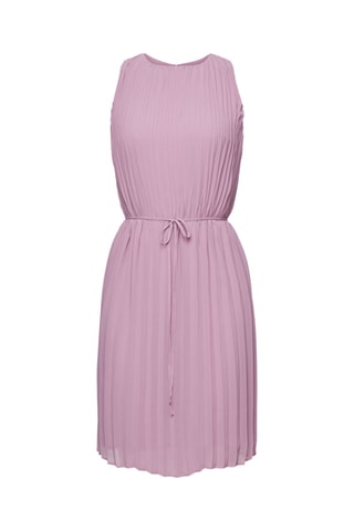 Vestido plissado - Malva