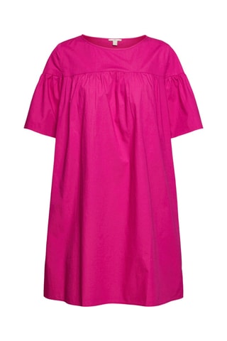 Vestido trapézio - Fúcsia