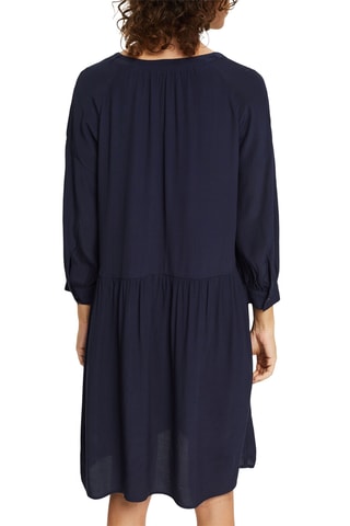 Vestido direito - Azul-marinho