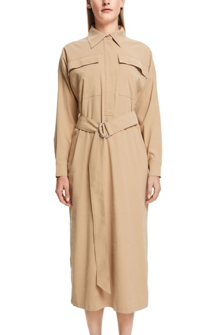 Vestido midi - Bege