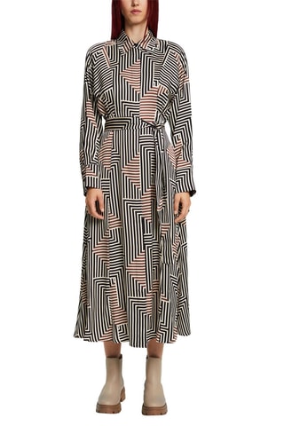 Vestido midi - Cinzento
