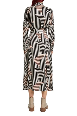 Vestido midi - Cinzento